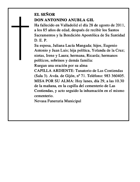 Don Antonino Anubla Gil