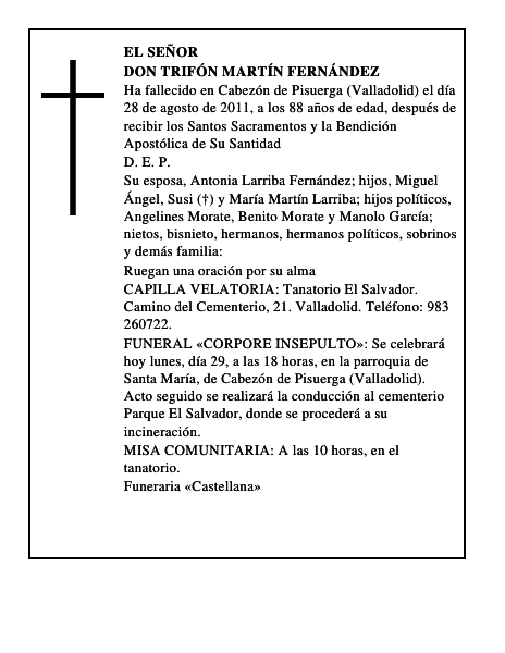 Don Trifón Martín Fernández