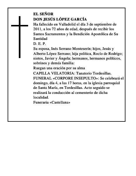 Don Jesús López García