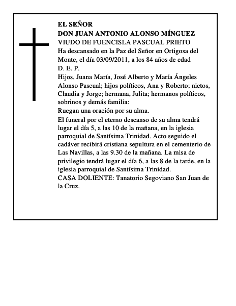 Don Juan Antonio Alonso Mínguez