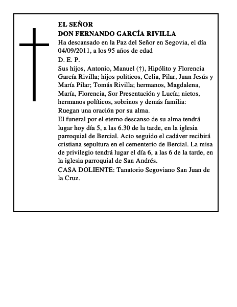 Don Fernando García Rivilla
