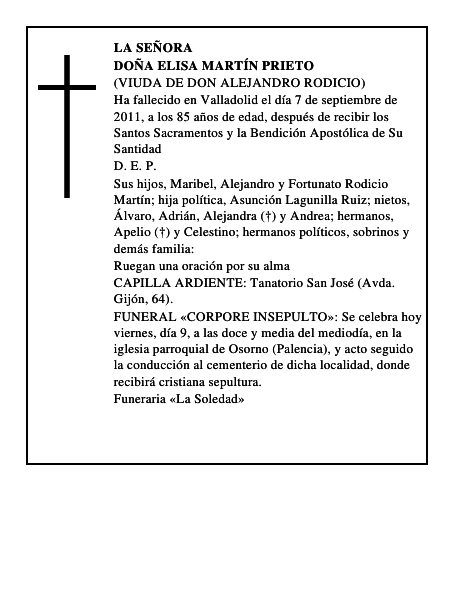 Doña Elisa Martín Prieto
