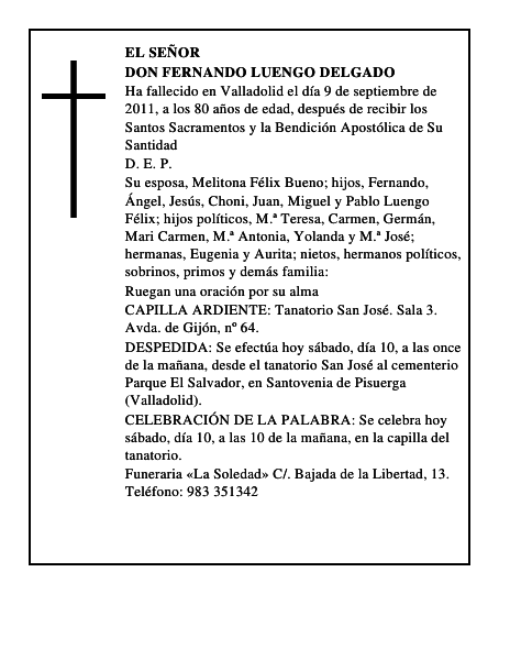Don Fernando Luengo Delgado