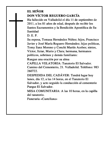 Don Víctor Reguero García