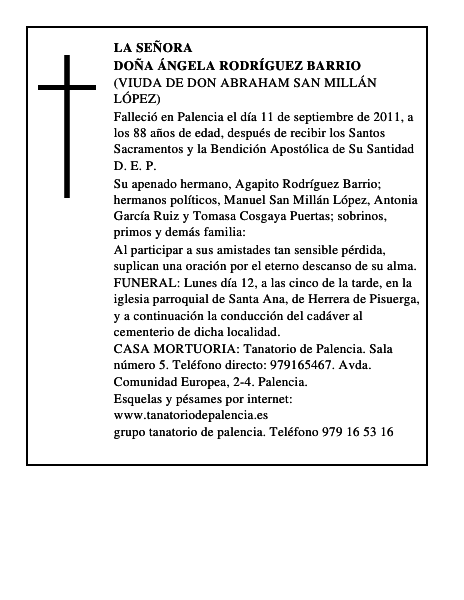 Doña Ángela Rodríguez Barrio