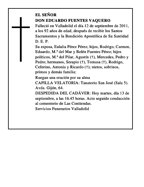 Don Eduardo Fuentes Vaquero