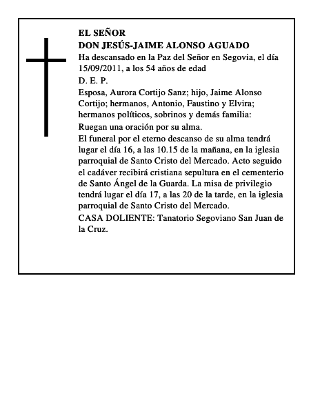 Don Jesús-Jaime Alonso Aguado