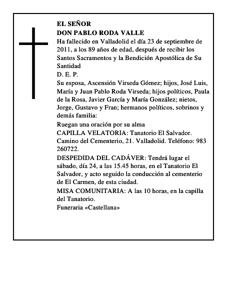 Don Pablo Roda Valle