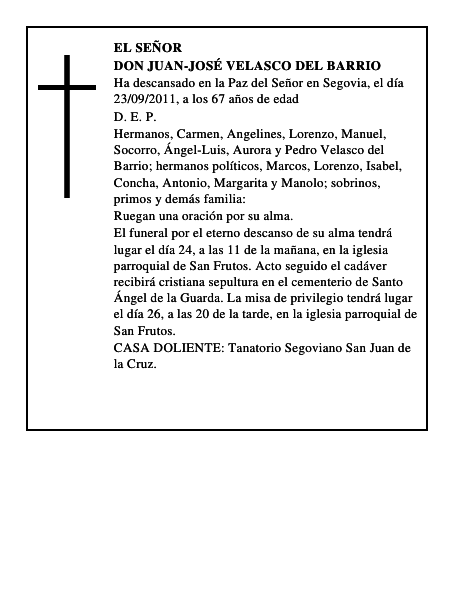 Don Juan-José Velasco del Barrio