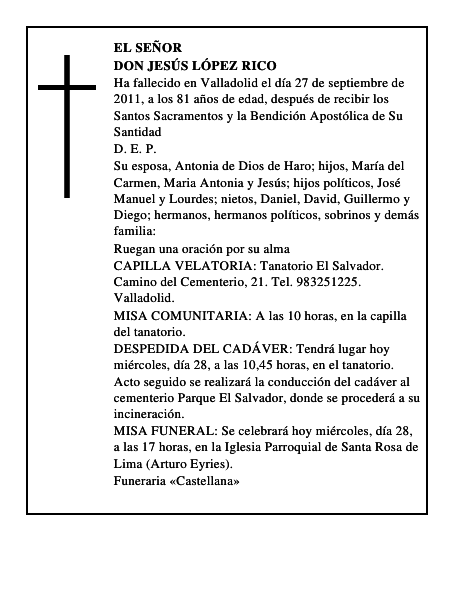 Don Jesús López Rico