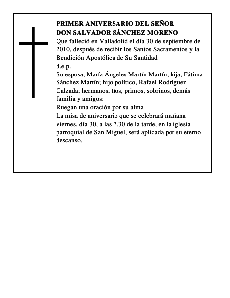 Don Salvador Sánchez Moreno