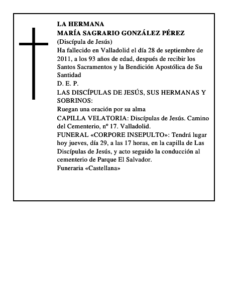 María Sagrario González Pérez