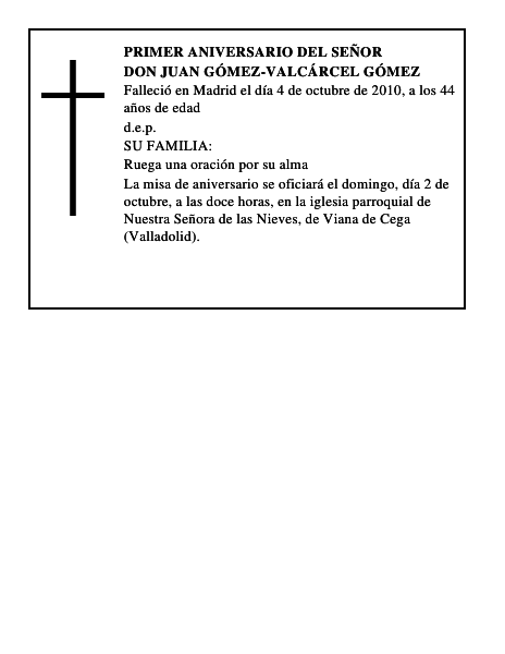 Don Juan Gómez-Valcárcel Gómez