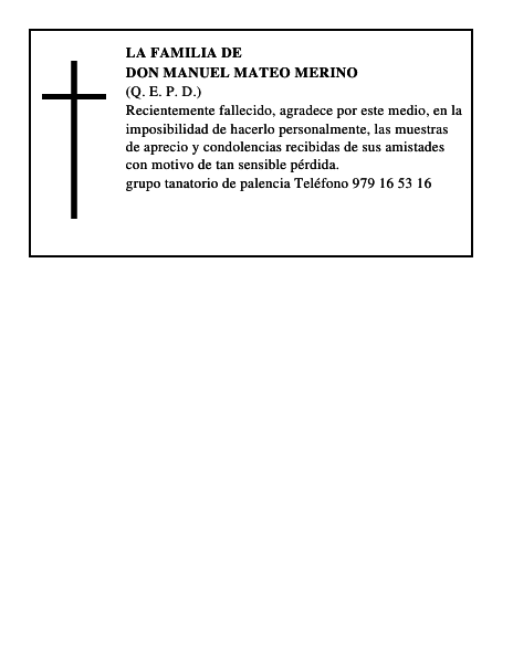 Don Manuel Mateo Merino