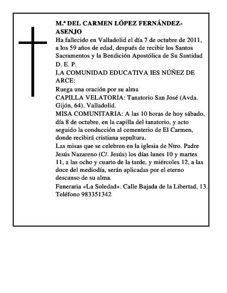 M.ª del Carmen López Fernández-Asenjo