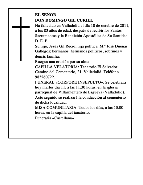 Don Domingo Gil Curiel