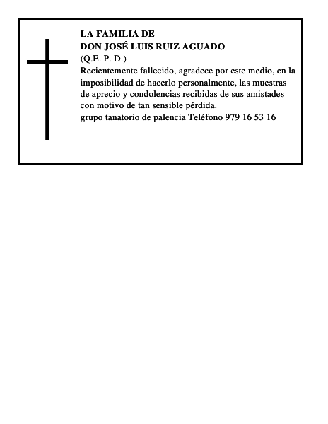 Don José Luis Ruiz Aguado