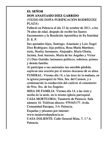 Don Anastasio Diez Garrido