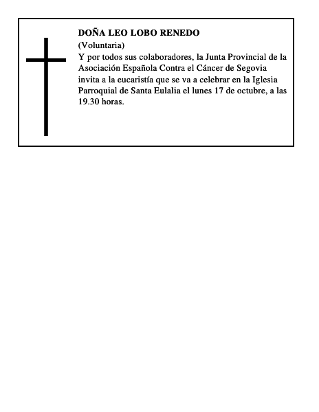 Doña Leo Lobo Renedo