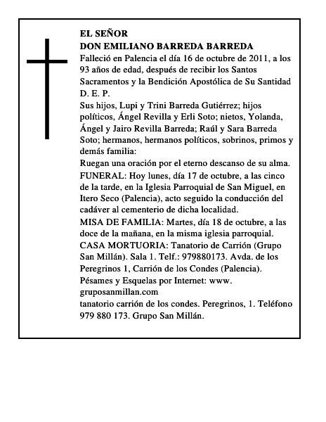 Don Emiliano Barreda Barreda