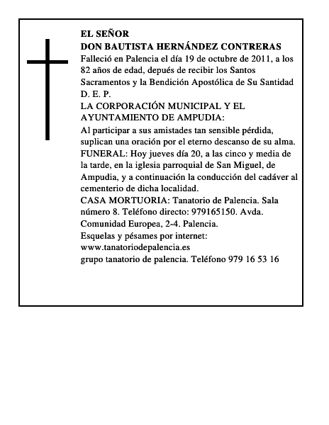 Don Bautista Hernández Contreras