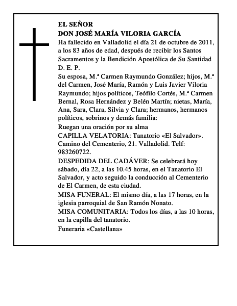 Don José María Viloria García