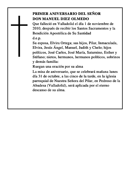 Don Manuel Diez Olmedo
