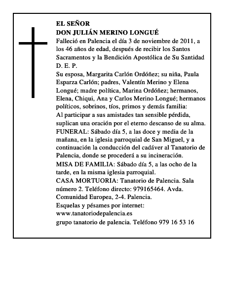 Don Julián Merino Longué