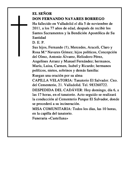 Don Fernando Navares Borrego