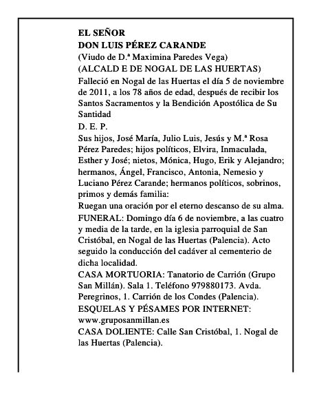 Don Luis Pérez Carande