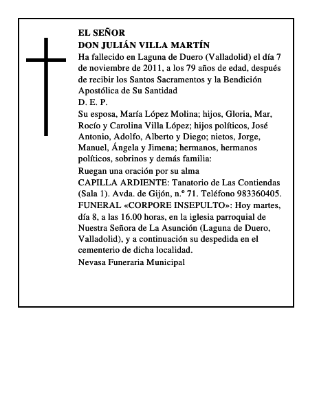 Don Julián Villa Martín