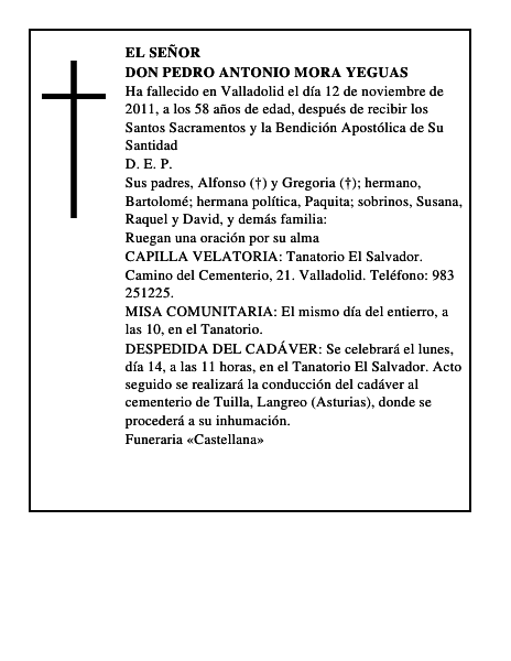 Don Pedro Antonio Mora Yeguas