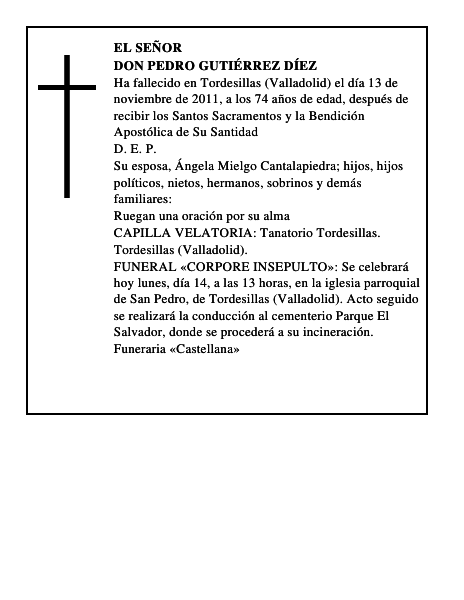 Don Pedro Gutiérrez Díez