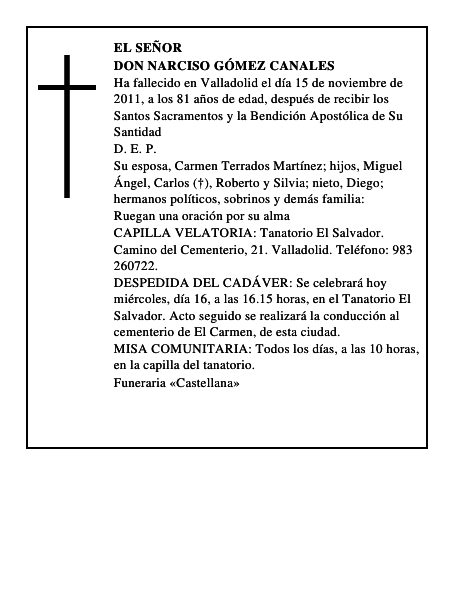Don Narciso Gómez Canales