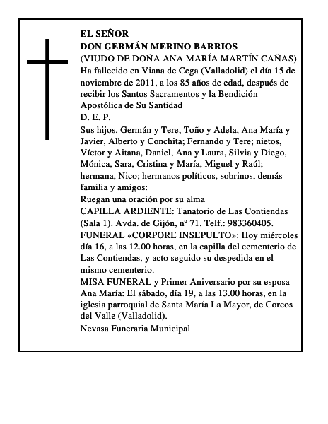 Don Germán Merino Barrios