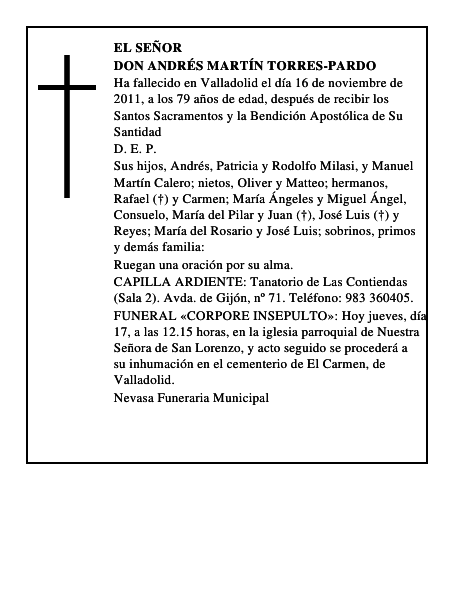 Don Andrés Martín Torres-Pardo