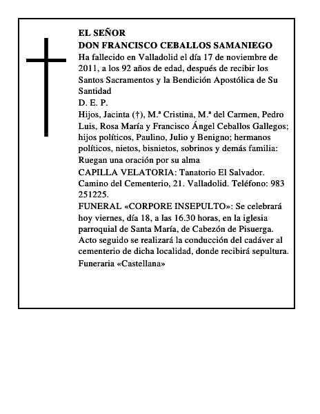 Don Francisco Ceballos Samaniego