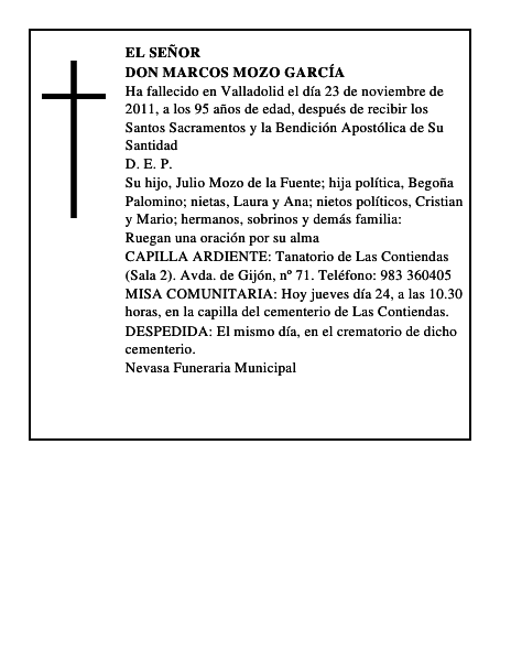Don Marcos Mozo García
