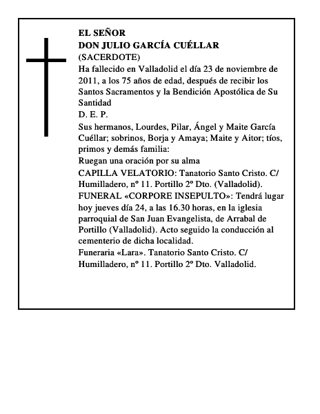 Don Julio García Cuéllar