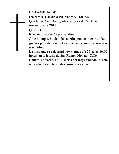 Don Victorino Nuño Marijuan