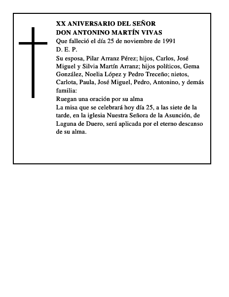 Don Antonino Martín Vivas
