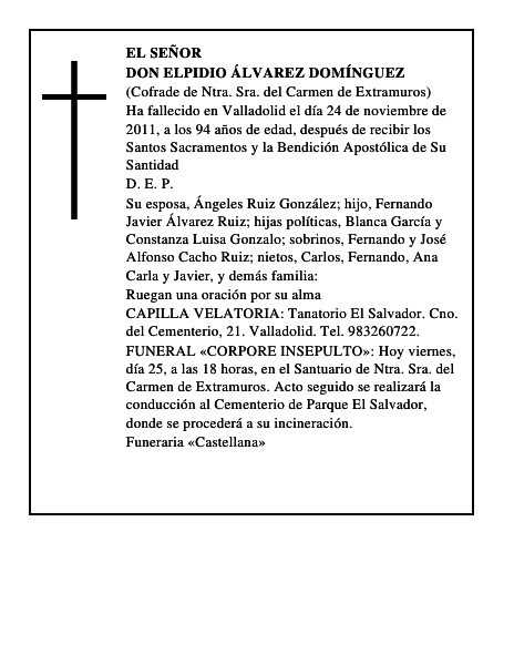 Don Elpidio Álvarez Domínguez