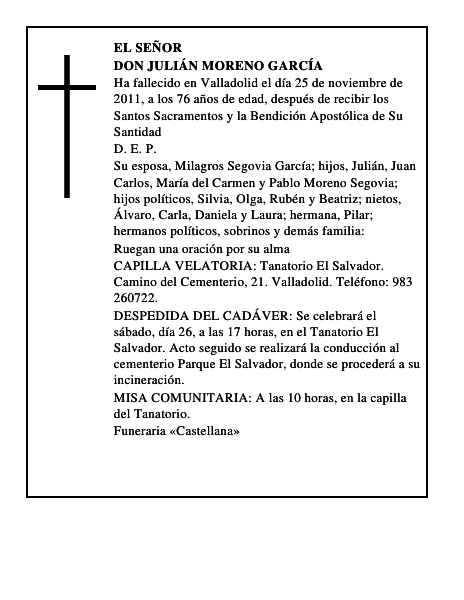 Don Julián Moreno García