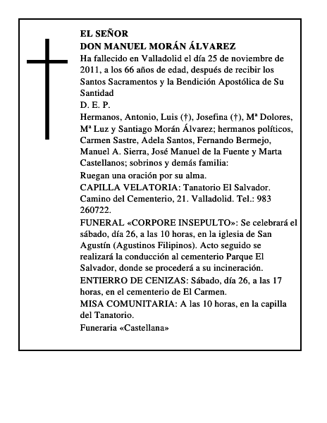 Don Manuel Morán Álvarez