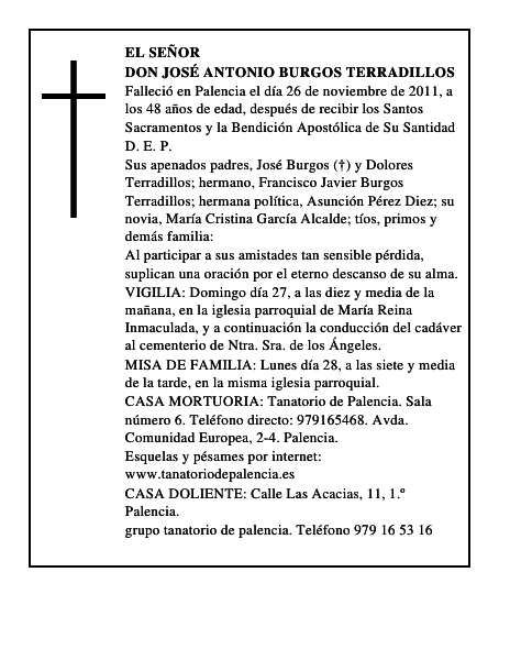 Don José Antonio Burgos Terradillos