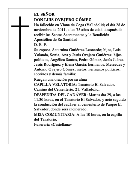 Don Luis Ovejero Gómez