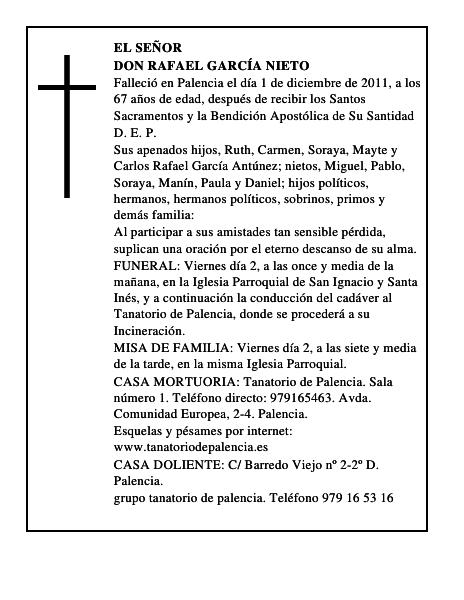 Don Rafael García Nieto