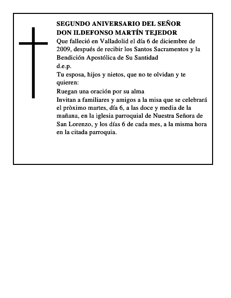 Don Ildefonso Martín Tejedor