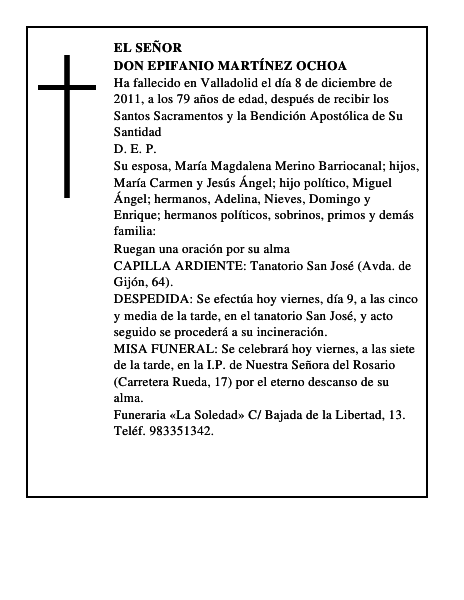 Don Epifanio Martínez Ochoa