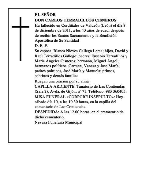 Don Carlos Terradillos Cisneros